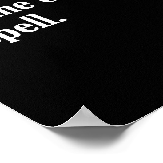 Synonym Definition Englischer Sprachlehrer Poster (Ecke)