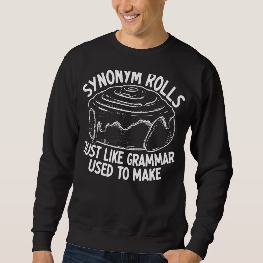 Synonym-Rollen, wie Grammatik, die verwendet wurde Sweatshirt (Vorderseite)