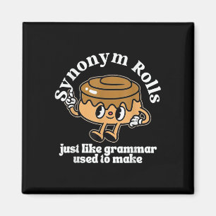 Synonym Rolls Grammatik Pun Vintage Style T-Shirt. Magnet