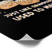 Synonym Rolls Joke Cinnamon Rolls Grammar Pun Funn Poster (Ecke)