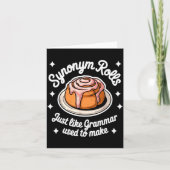 Synonym Rolls Just Like Grammar Used To Make Gramm Karte (Vorderseite)