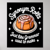 Synonym Rolls Just Like Grammar Used To Make Gramm Poster (Vorne)