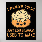Synonym Rolls Just Like Grammar Used To Make Teach Poster (Vorne)