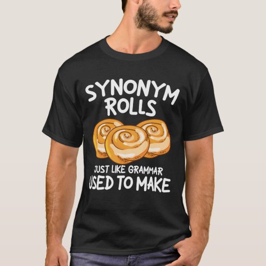Synonym-Rolls, wie Grammar, um T-Shirt (Vorderseite)