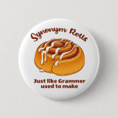 Synonym-Rolls wie Grammer Button (Vorderseite)