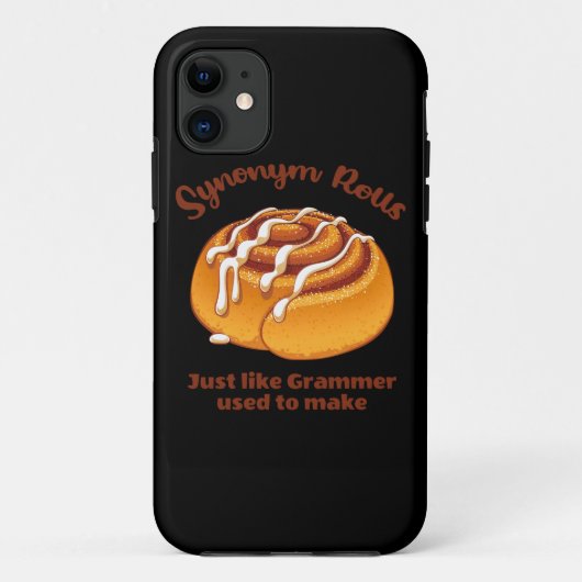Synonym-Rolls wie Grammer Case-Mate iPhone Hülle (Rückseite)