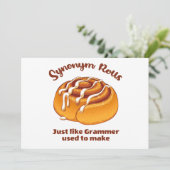 Synonym-Rolls wie Grammer Feiertagskarte (Stehend Vorderseite)