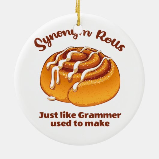 Synonym-Rolls wie Grammer Keramik Ornament (Hinten)