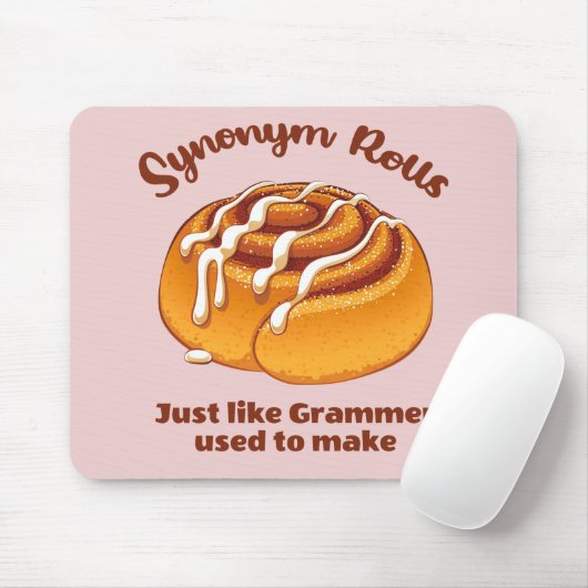 Synonym-Rolls wie Grammer Mousepad (Mit Mouse)