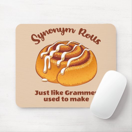 Synonym-Rolls wie Grammer Mousepad (Mit Mouse)