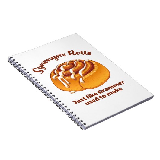 Synonym-Rolls wie Grammer Notizblock (Rechte Seite)