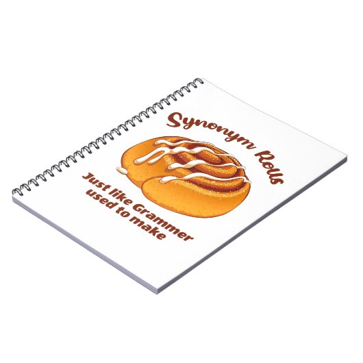 Synonym-Rolls wie Grammer Notizblock (Linke Seite)