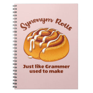 Synonym-Rolls wie Grammer Notizblock