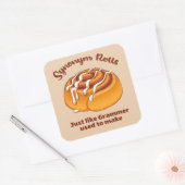 Synonym-Rolls wie Grammer Quadratischer Aufkleber (Umschlag)