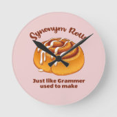 Synonym-Rolls wie Grammer Runde Wanduhr (Vorderseite)