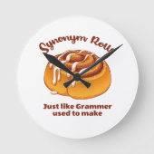 Synonym-Rolls wie Grammer Runde Wanduhr (Vorderseite)