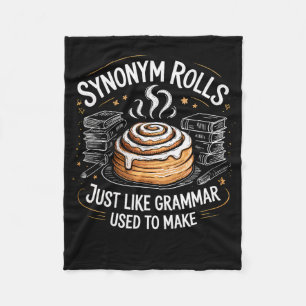 Synonyme rollen genau wie die Grammatik, die zum L Fleecedecke