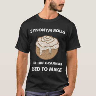 Synonyme Rollen, genau wie die Grammatik, die zur T-Shirt