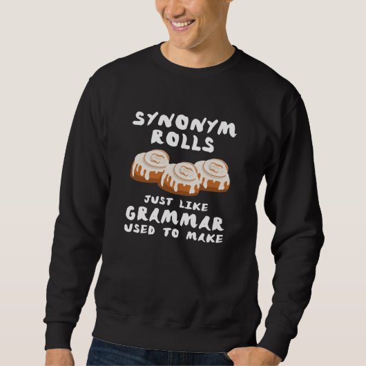 Synonyme Rollen Sweatshirt (Vorderseite)