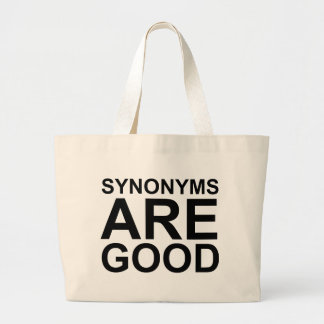 SYNONYMS SIND GUTER Rude Funny Language Joke Jumbo Stoffbeutel