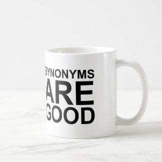 SYNONYMS SIND GUTER Rude Funny Language Joke Kaffeetasse