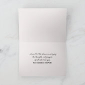 Synpathy Gladiolus und Brille auf Bibel Karte (Innenseite)