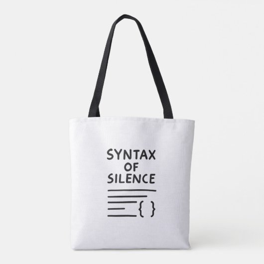 SYNTAX DER SILENZ — Beutel des Speichers Tasche (Rückseite)