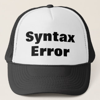 Syntax Error cap Truckerkappe