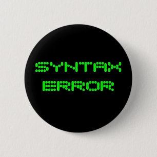SYNTAX-FEHLER Button