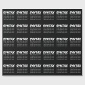 Syntax Funny Nose Picking Geschenkpapier (Flach)