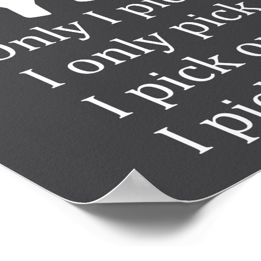 Syntax Funny Nose Picking Poster (Ecke)