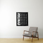 Syntax Funny Nose Picking Wandteppich (Beispiel)