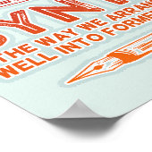 Syntax Funny Sentence Struktur Grammar Poster (Ecke)