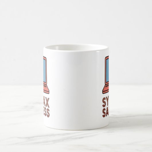 Syntax Sadness | Coding Burnout Design  Kaffeetasse (Mittel)