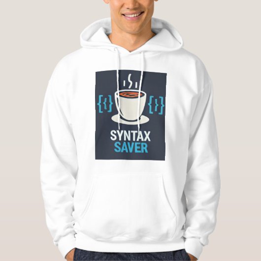 Syntax Saver Coffee & Code - Premium Pullover Hood (Vorderseite)