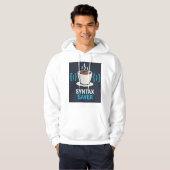 Syntax Saver Coffee & Code - Premium Pullover Kapu (Vorne ganz)