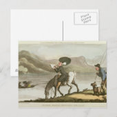 Syntax skizziert den See Postkarte (Vorne/Hinten)