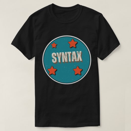 Syntax T-Shirt (Design vorne)