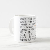 SYNTAX-TASSE KAFFEETASSE (Vorderseite Links)