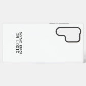 Syntaxfehler in logischer minimalistischer technis samsung galaxy hülle (Rückseite (Horizontal))