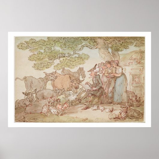 Syntaxskizzierung nach der Natur Poster (Vorne)