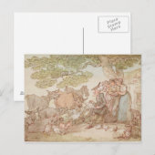 Syntaxskizzierung nach der Natur Postkarte (Vorne/Hinten)
