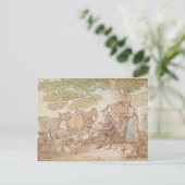 Syntaxskizzierung nach der Natur Postkarte (Stehend Vorderseite)