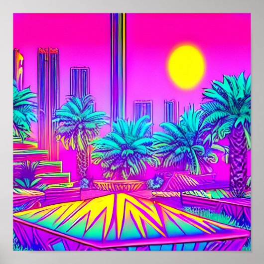 Synth City Poster (Vorne)