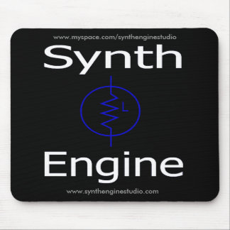 Synth Motor Mousepad (Schwarzes)