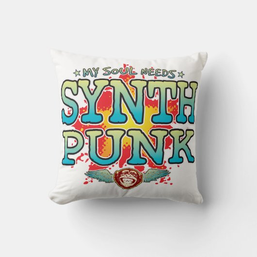 Synth Punk Soul Cushion Kissen (Vorderseite)