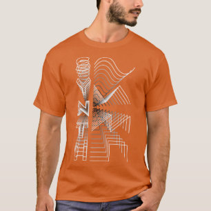 Synth-Wellenform-Audio-Analog-Design-Modul-Geschen T-Shirt
