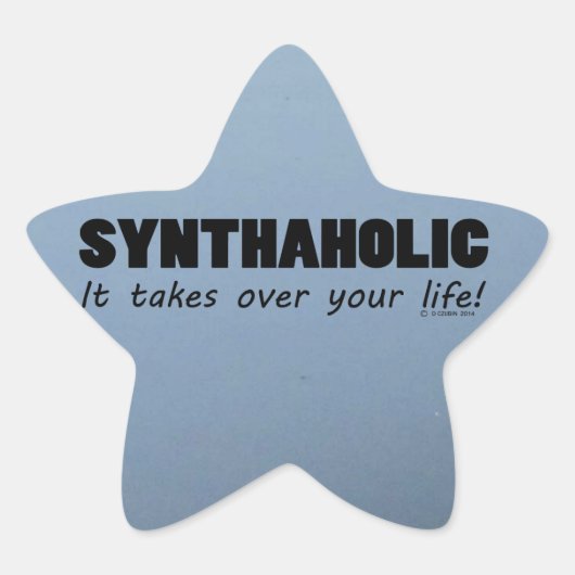 Synthaholic Life Star Aufkleber (Vorderseite)