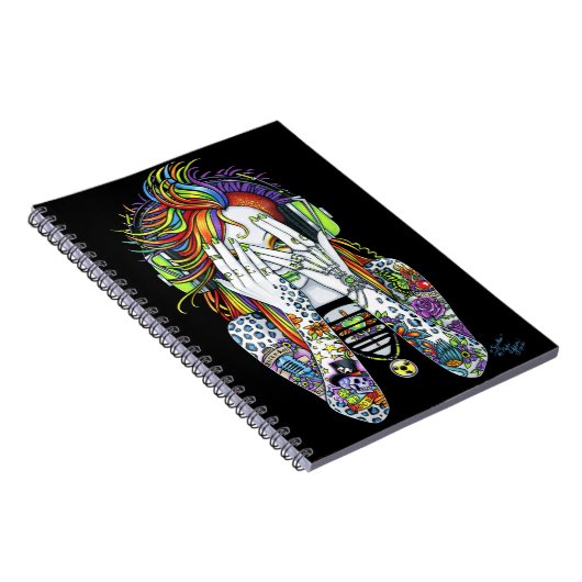 Synthea Psytrance flüchtiger Blick ein Notizblock (Rechte Seite)