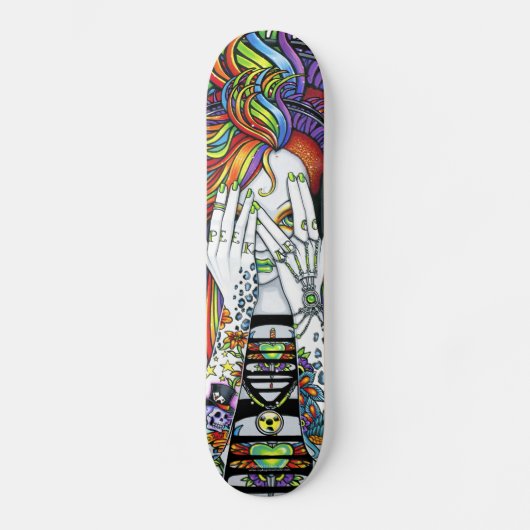 Synthea Psytrance Skateboard (Vorderseite)